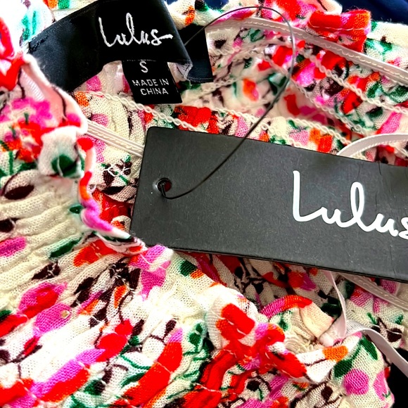 NWT!! Lulus Floral Maxi dress Sz S - Picture 2 of 2